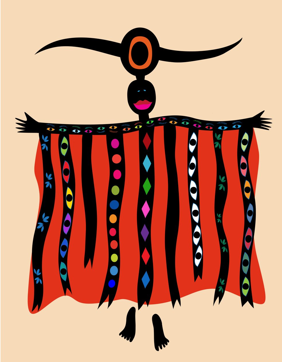 Dance of Africa , 2019 (digital) af Sabina Nedelcheva Williams