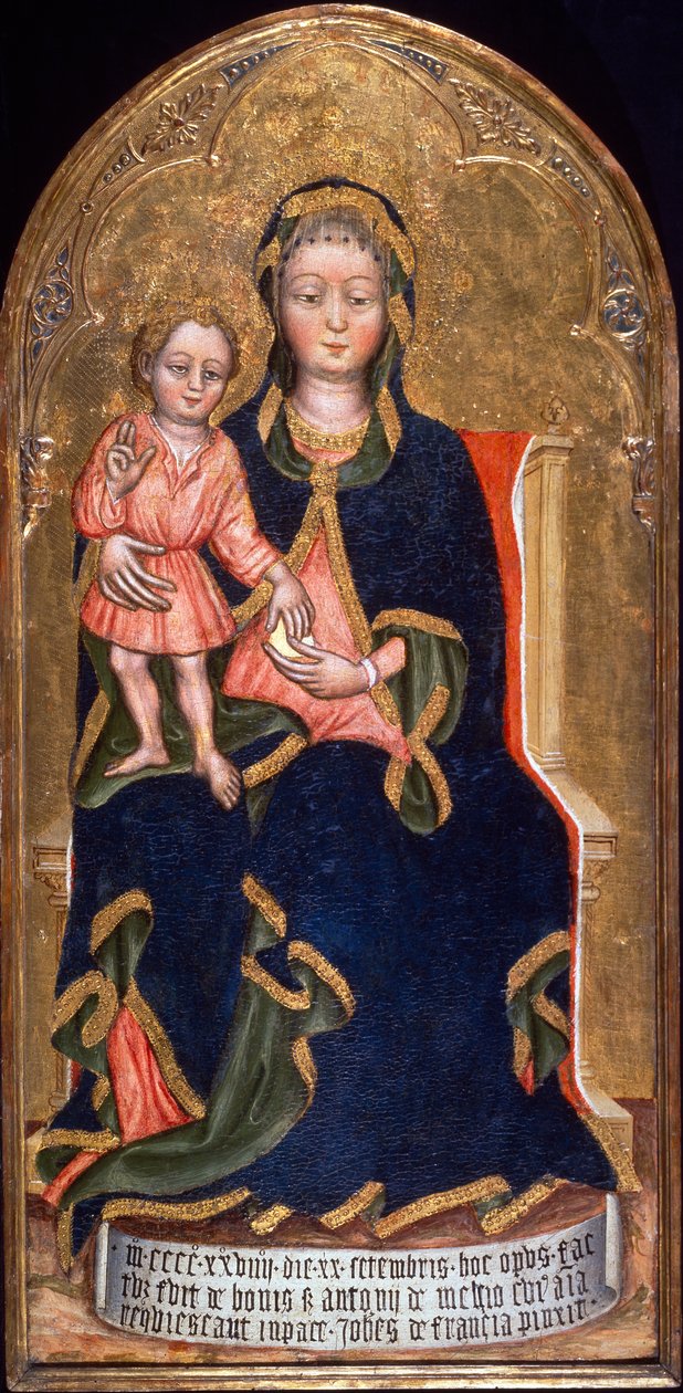 Madonna og barn (maleri) af Zanino di Pietro