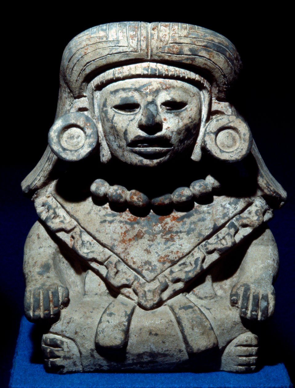 Begravelsesurne, sen klassisk periode (700-1000 e.Kr.) (keramik) af Zapotec