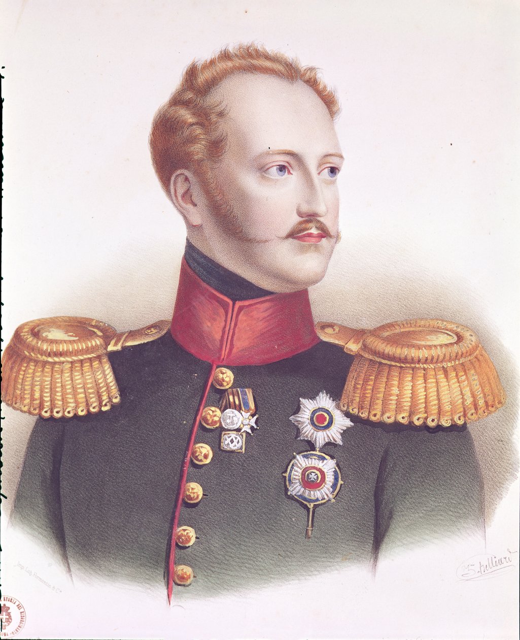 Portræt af Alexander I (1777-1825) af Zephirin Felix Jean Marius Belliard