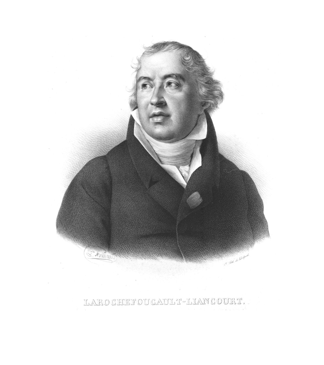 François Alexandre Frédéric, hertug af La Rochefoucauld-Liancourt, c1820