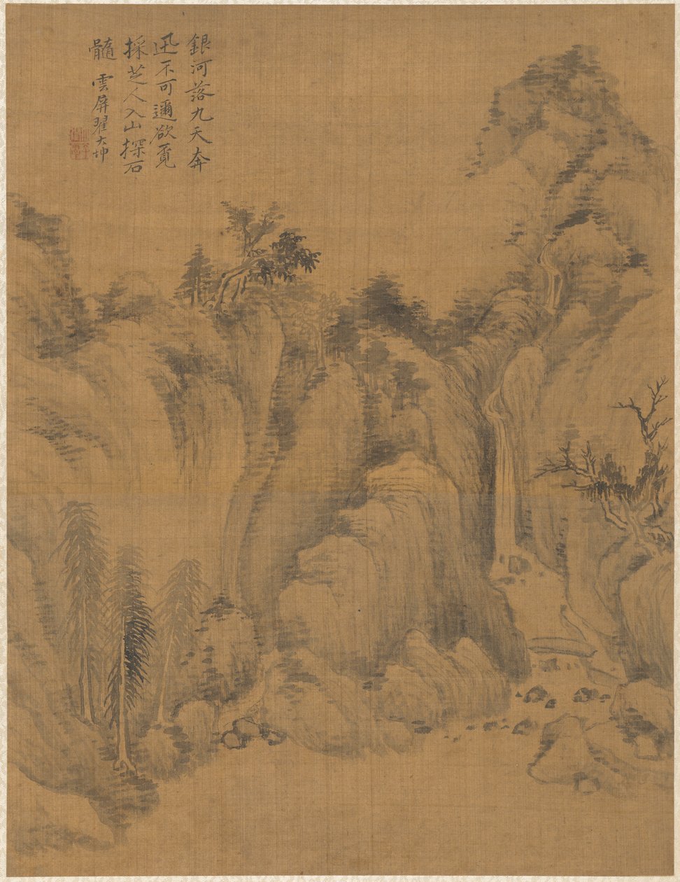 Landskab, 1775. af Zhai Dakun