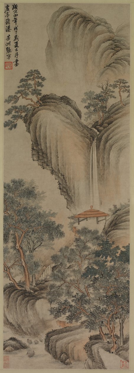 Tom Arbor og Rapid Waterfall, 1468. af Zhang Ning