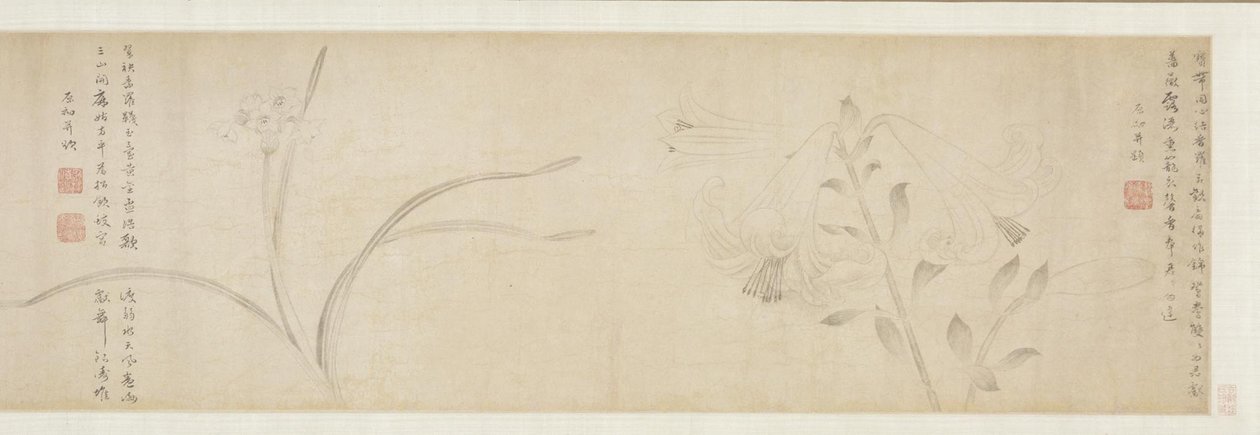 Blæk blomster af Zhao Zhong