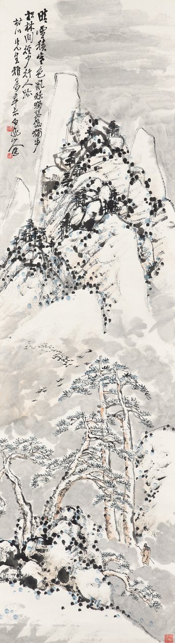 At gå ind i det sneklædte bjerg af Zhen Wang