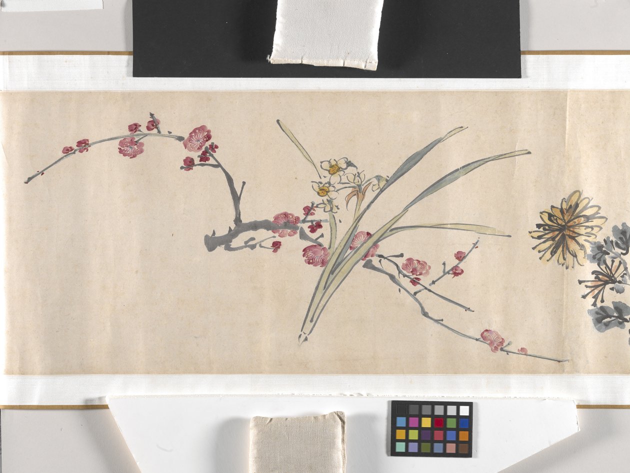 Farvede blomster af Zhimian Zhou