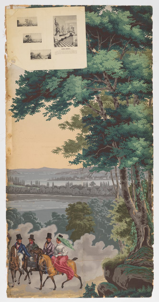 Naturskønne Amerika af Zuber and Cie, Rixheim, Alsace