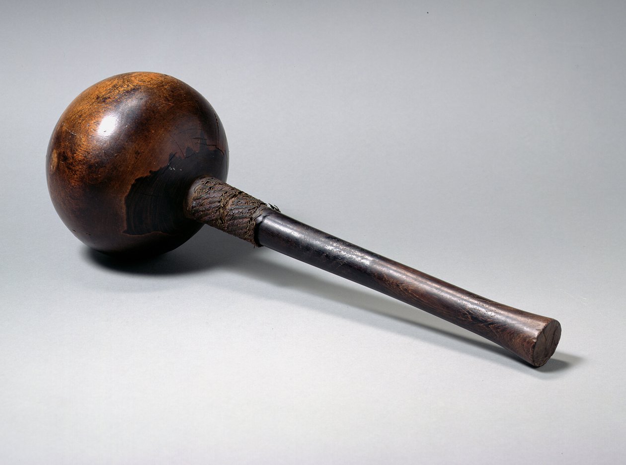 Trådbundet knobkerrie (træ) af Zulu