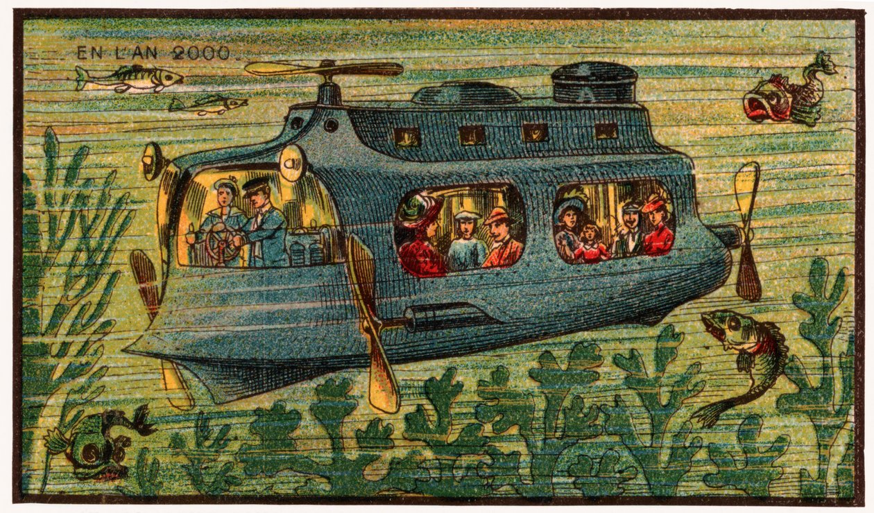 En ubådsbus, ca. 1910 af . .