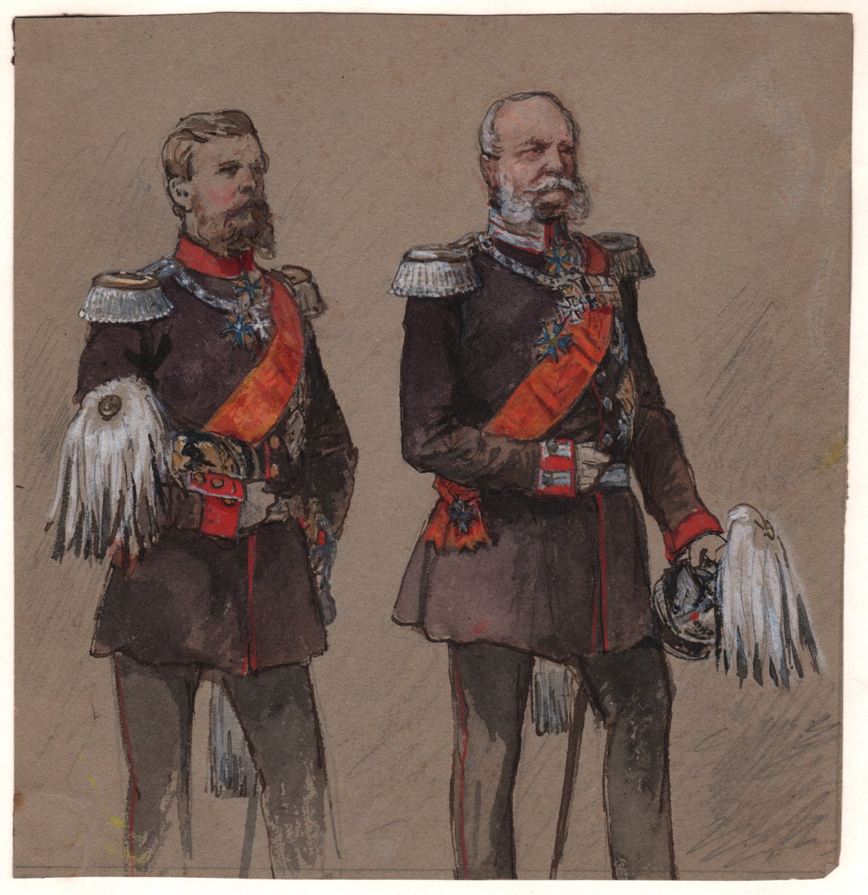 Alexander II af Rusland og Wilhelm II af Preussen af . .