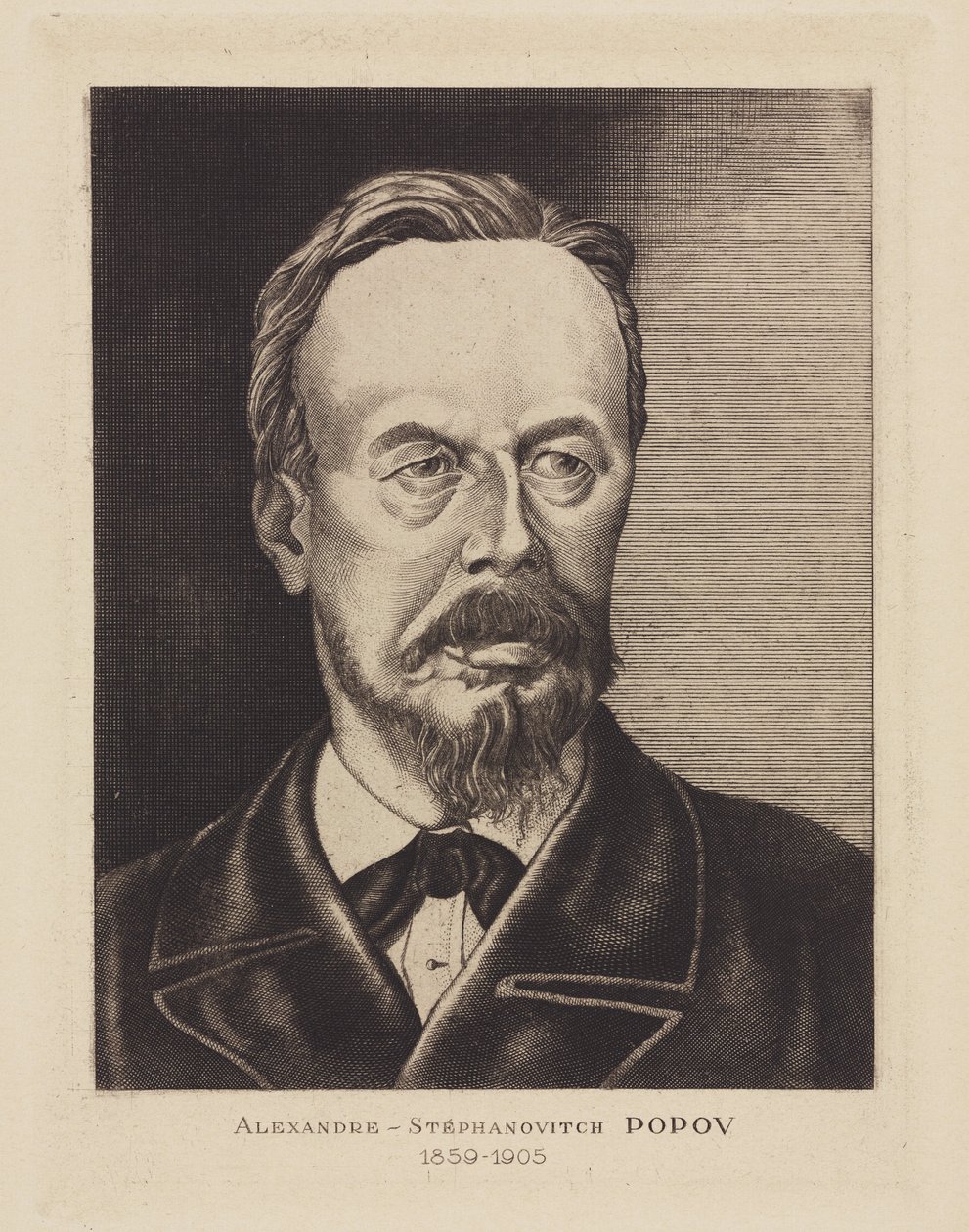 Alexandre-Stephanovich Popov, russisk fysiker, c 1905 af Frederick (attr. to) Barnard