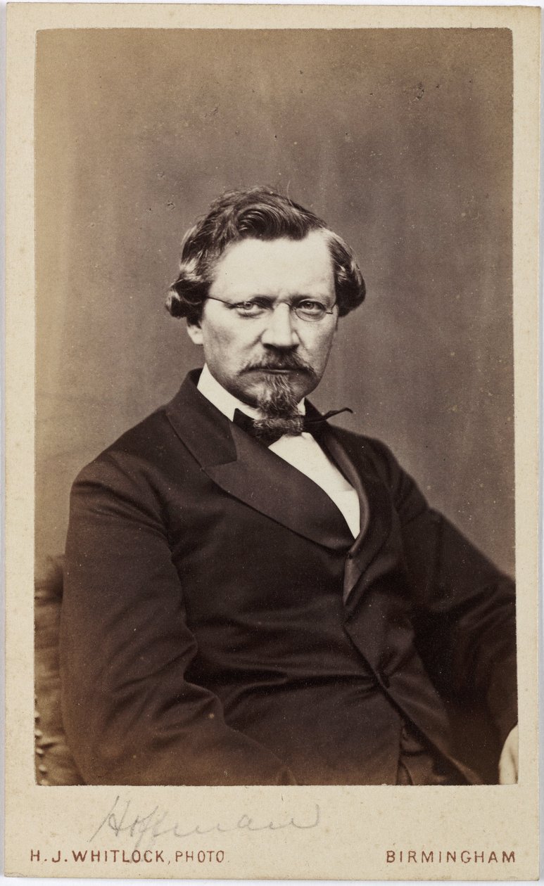 August Wilhelm von Hofmann, tysk organisk kemiker, midten af slutningen af det 19. århundrede af Frederick (attr. to) Barnard