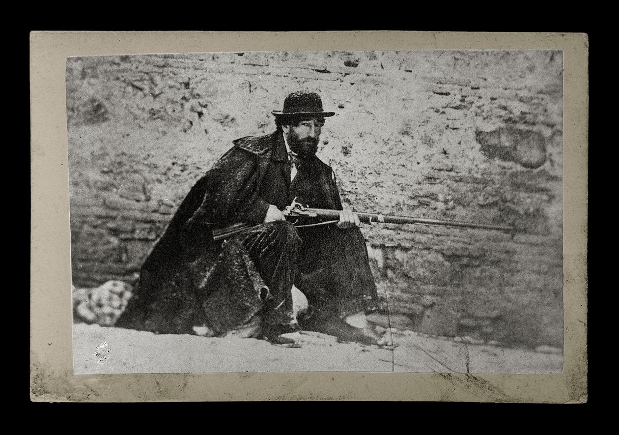 BRIGAND Portræt af Francesco Fasanella kendt som Tinna 1860 af . .