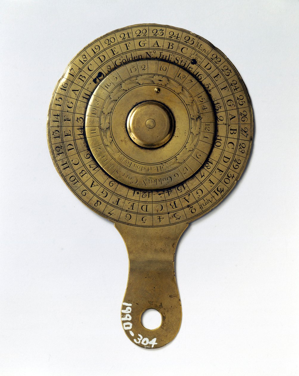 Kalendere Evighedskalender, engelsk af Ferdinand Georg Waldmuller