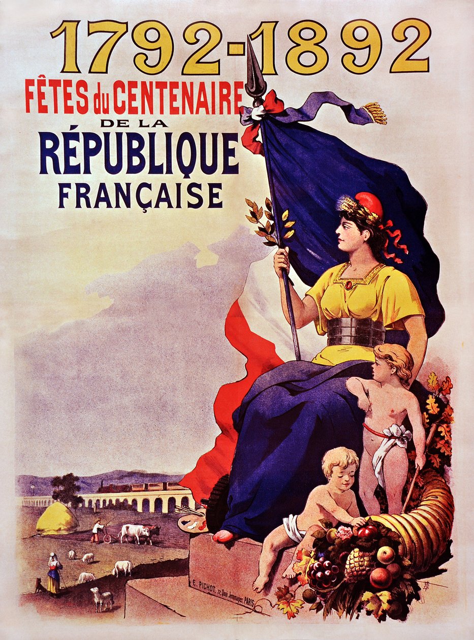 Den franske republiks århundrede fejring af . .