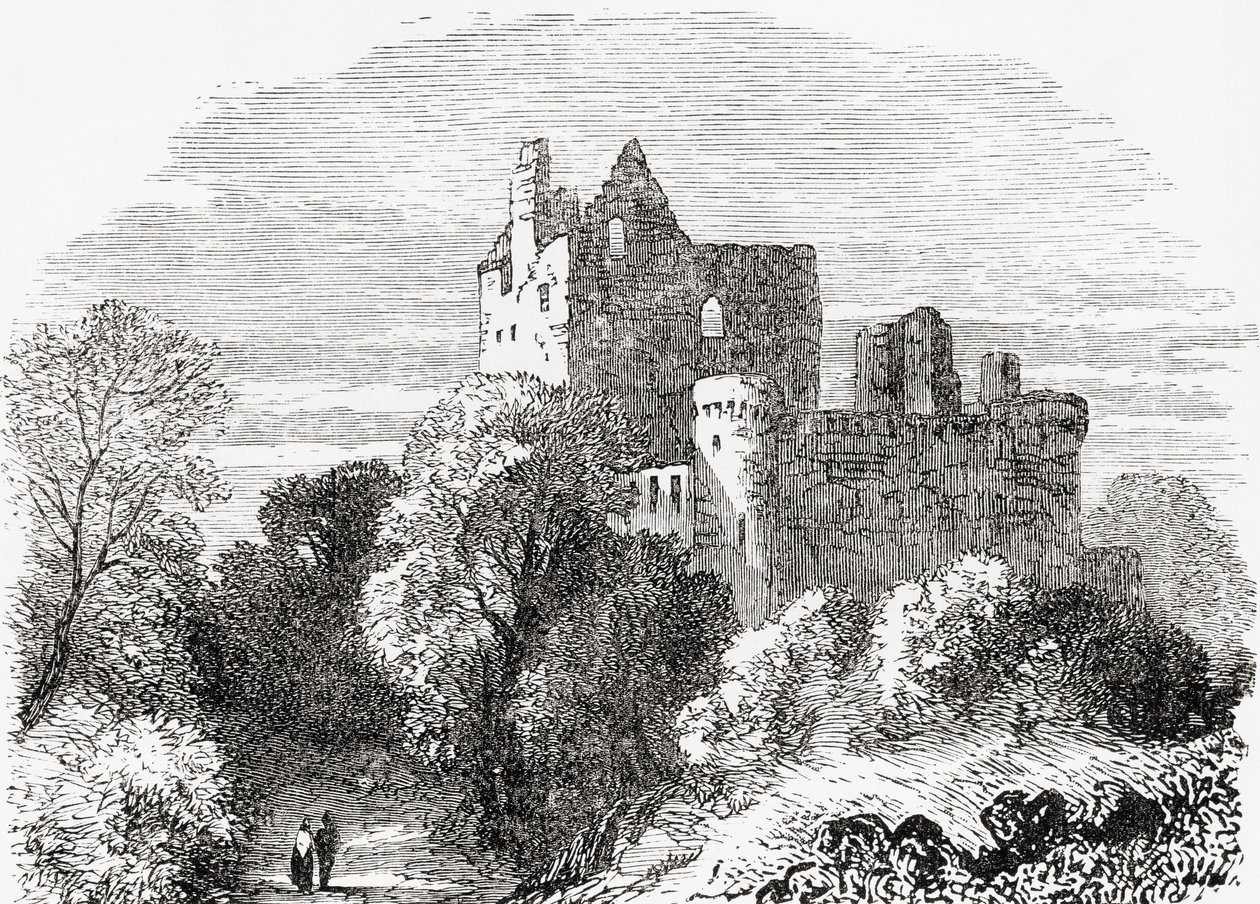 Craigmillar Castle, Edinburgh, Skotland. af . .