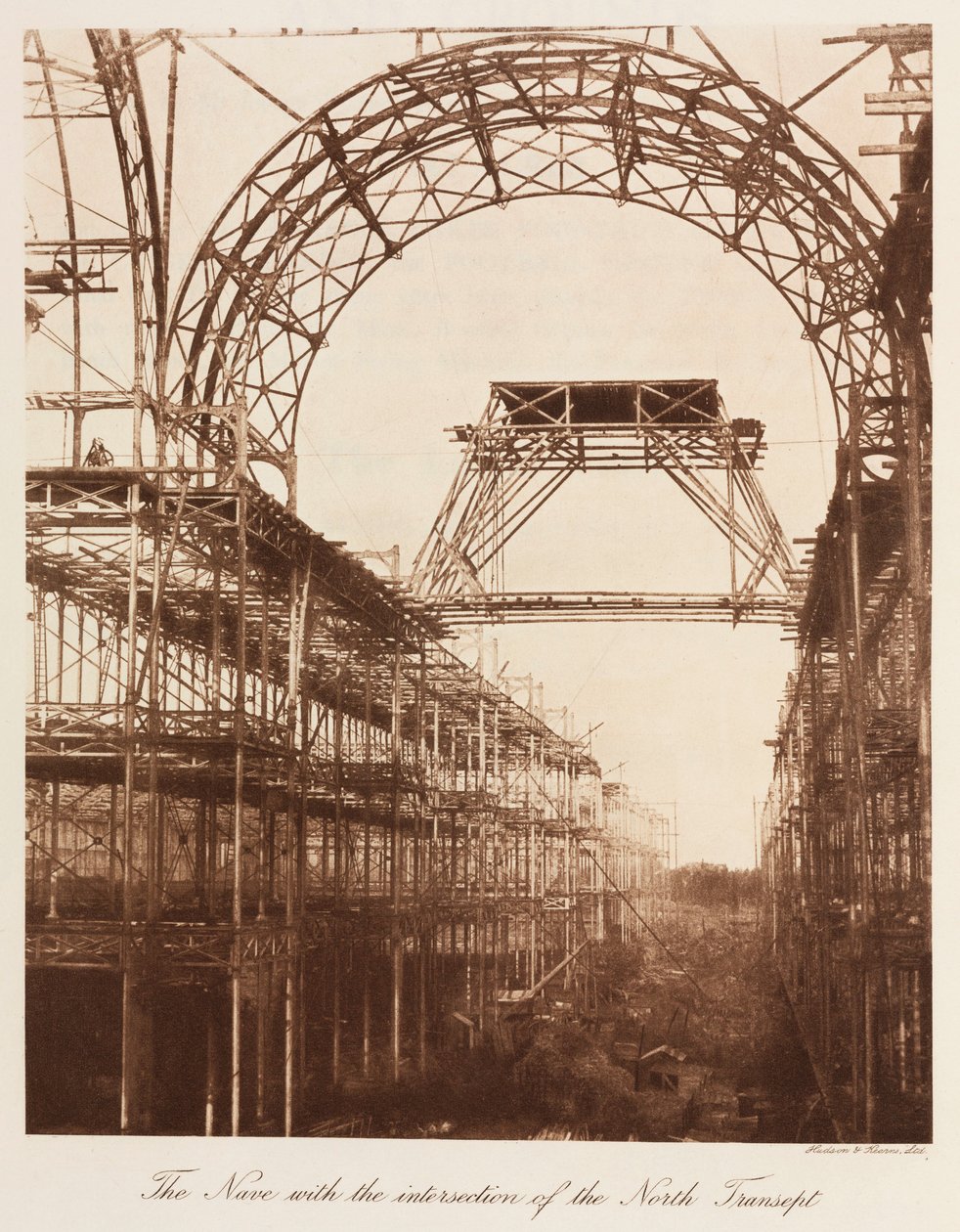Crystal Palace, Post-Great Exhibition The Crystal Palace, Sydenham, London af Frederick (attr. to) Barnard