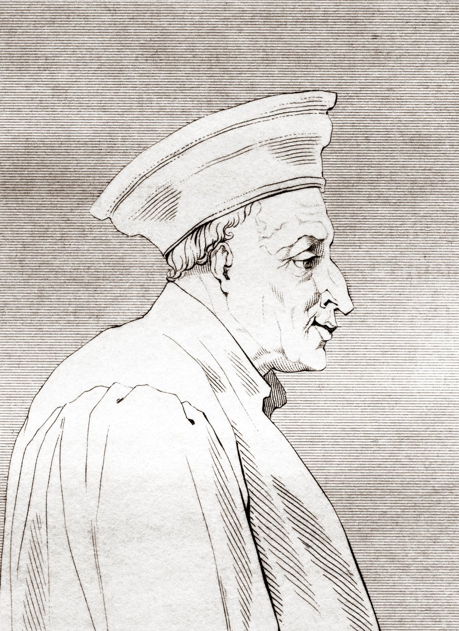 Còsimo di Giovanni degli Mèdici (1389 1464), den første i det politiske Medici-dynasti, fra "The Historic Gallery of Portraits and Paintings", udgivet 1808 af Ferdinand Georg Waldmuller