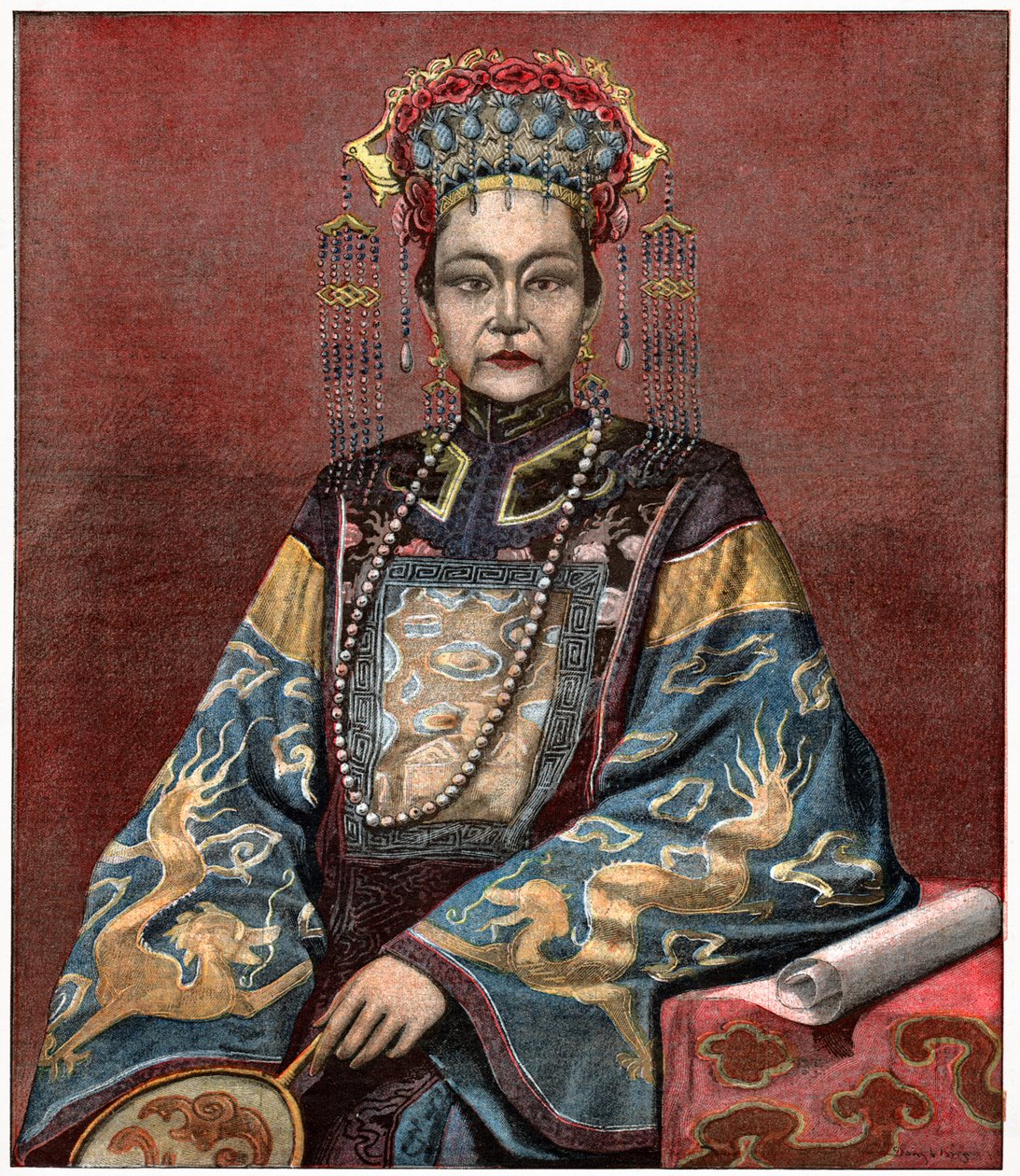 Enkekejserinde Cixi af . .