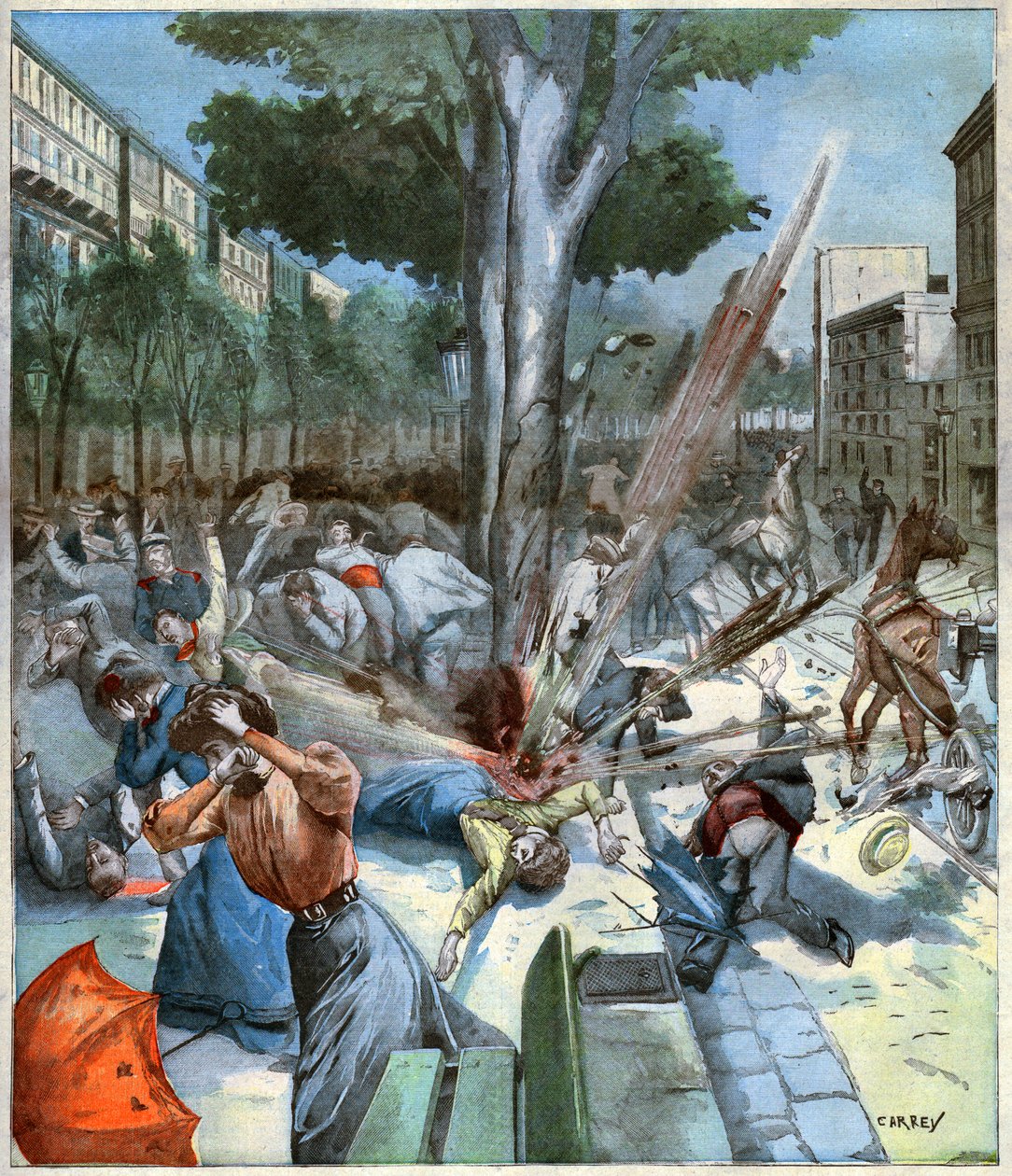 Eksplosion af Barcelona. Eksplosion i Barcelona. af John Pardon