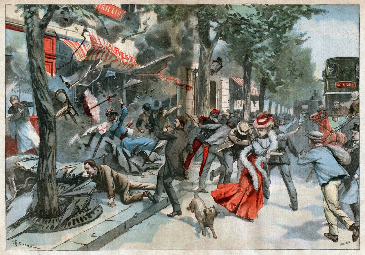 Eksplosion i Paris. Eksplosion i Paris. af John Pardon