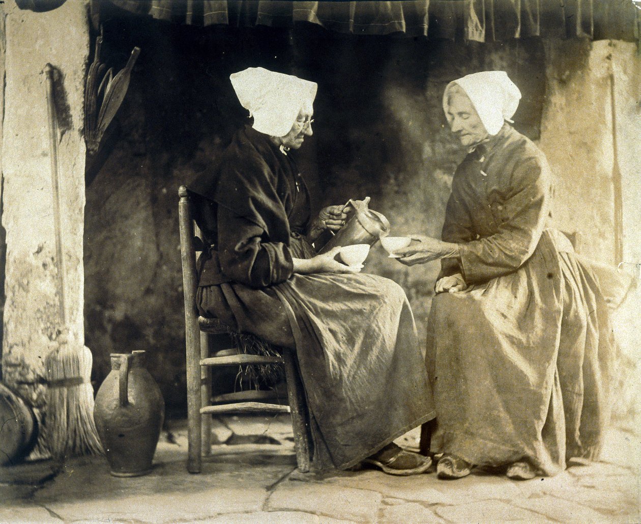 Kvinder drikker te, omkring 1900 af Frederick (attr. to) Barnard