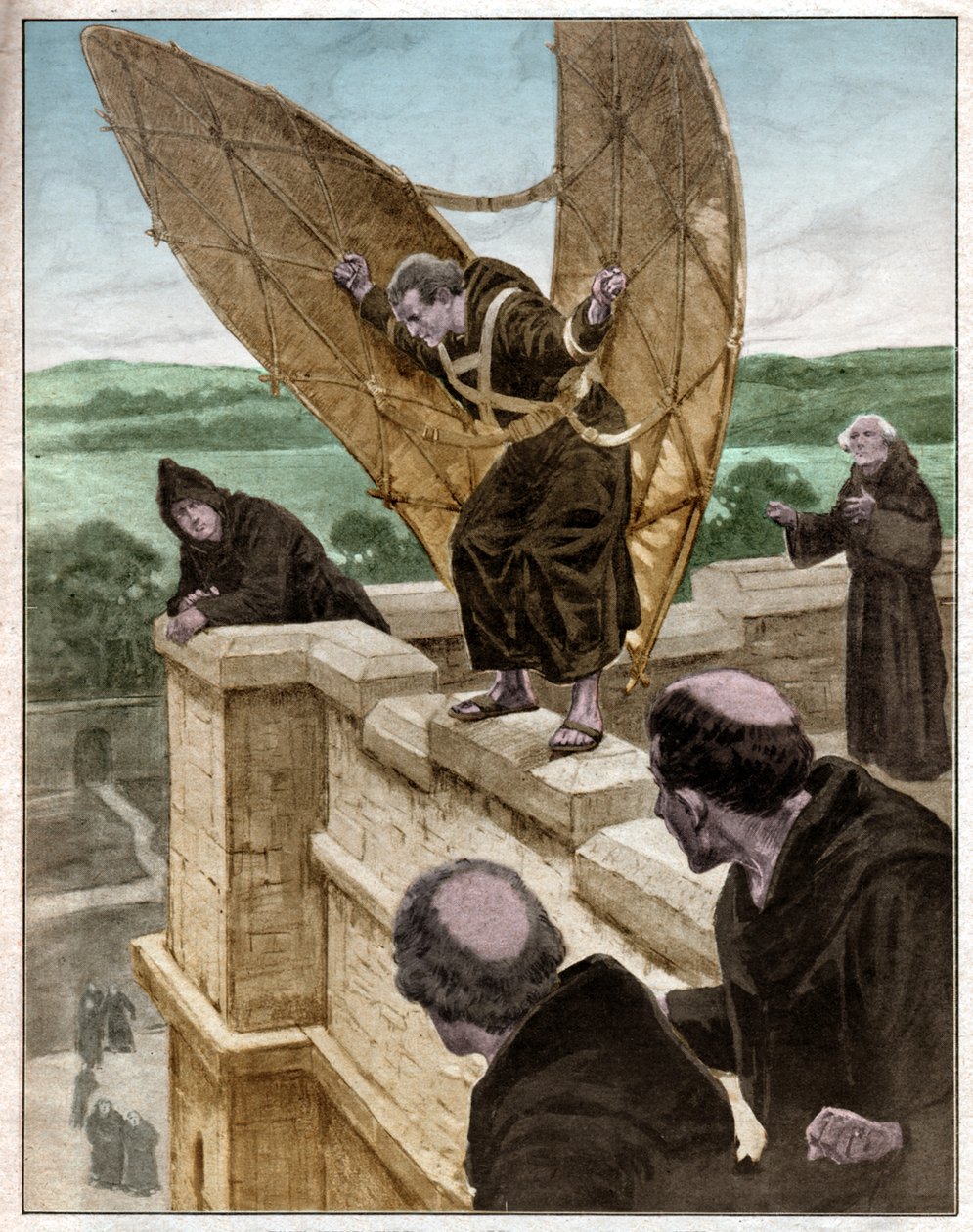 Flight of Eilmer fra Malmesbury af . .
