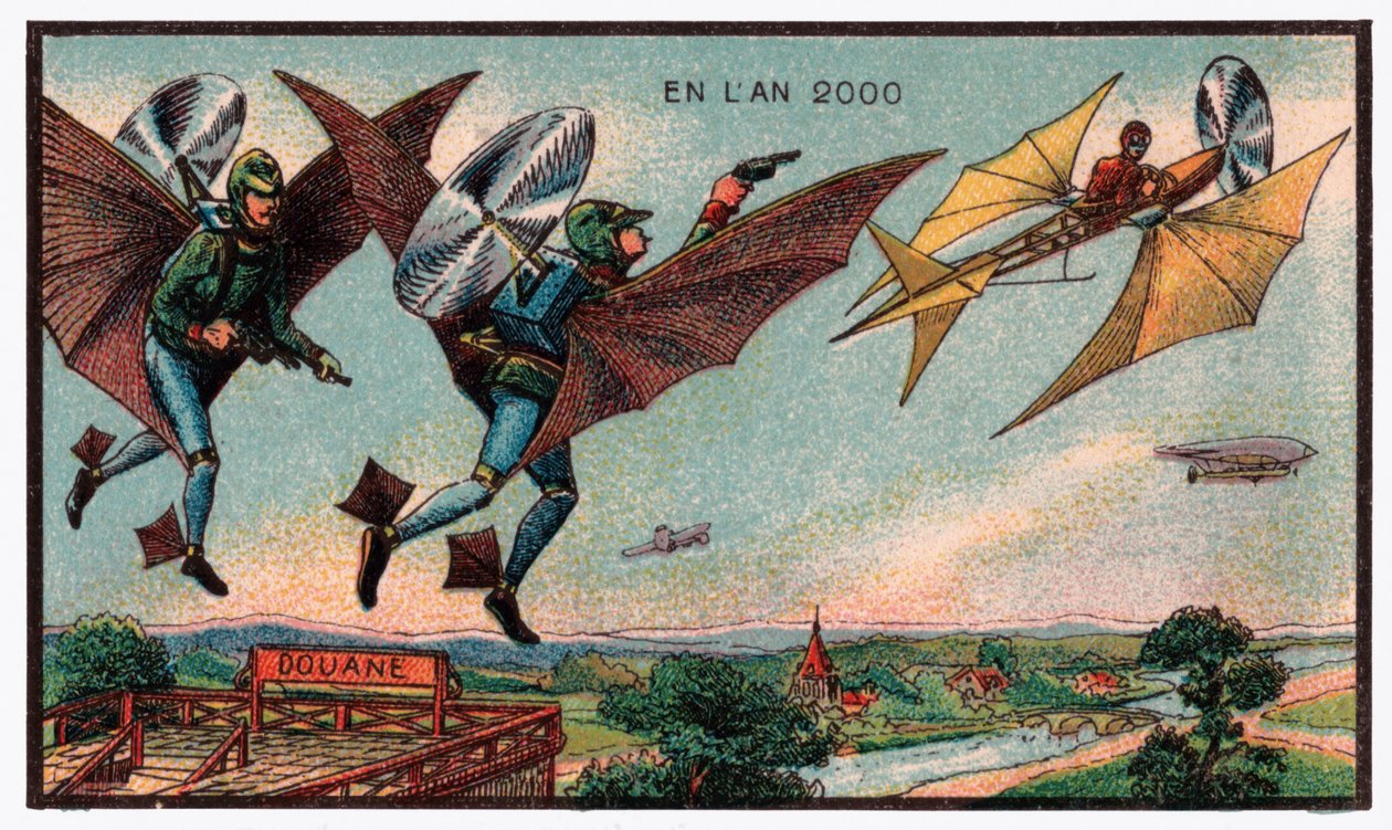 Flyvende toldere, ca. 1910 af . .