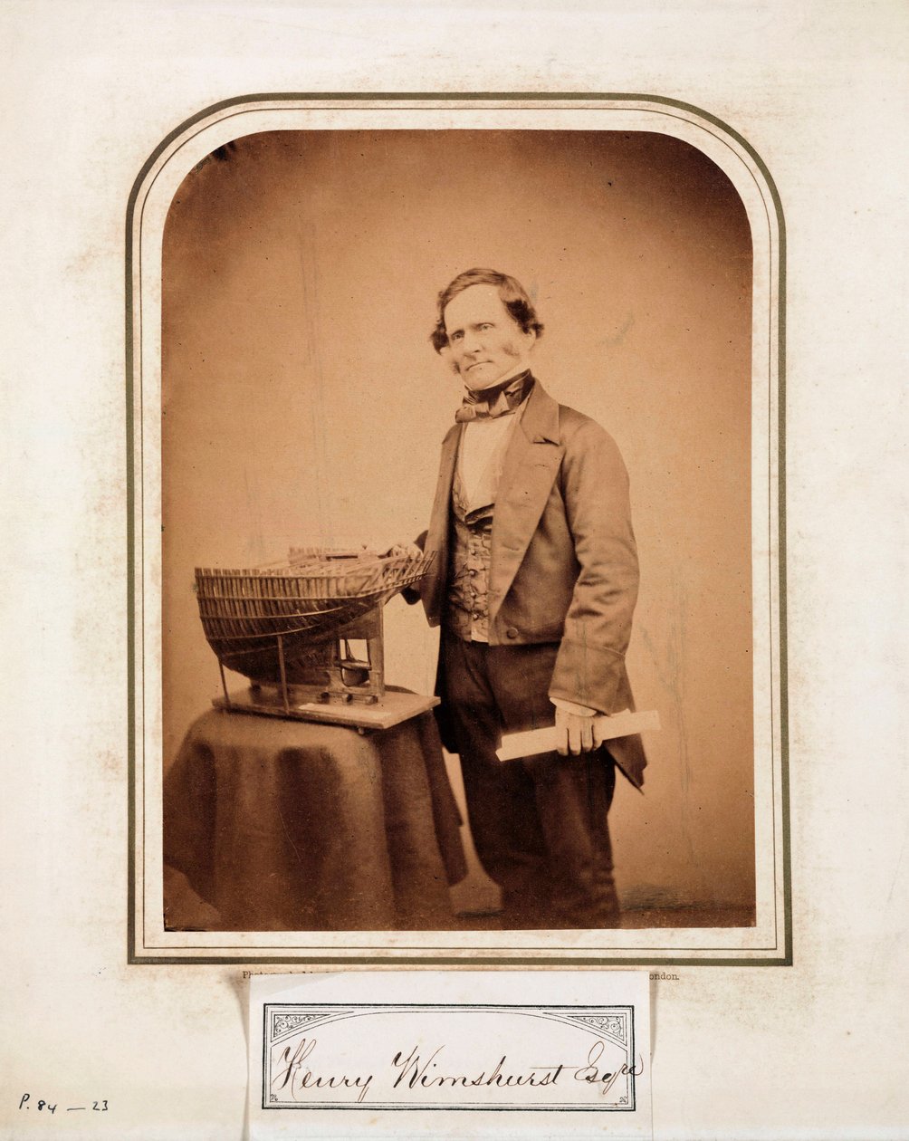 Henry Wimshurst, engelsk ingeniør af Ferdinand Georg Waldmuller