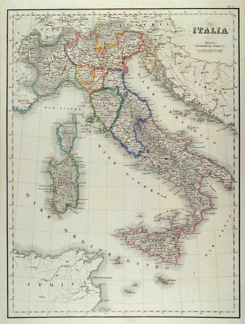 ITALIEN 1858 af . .