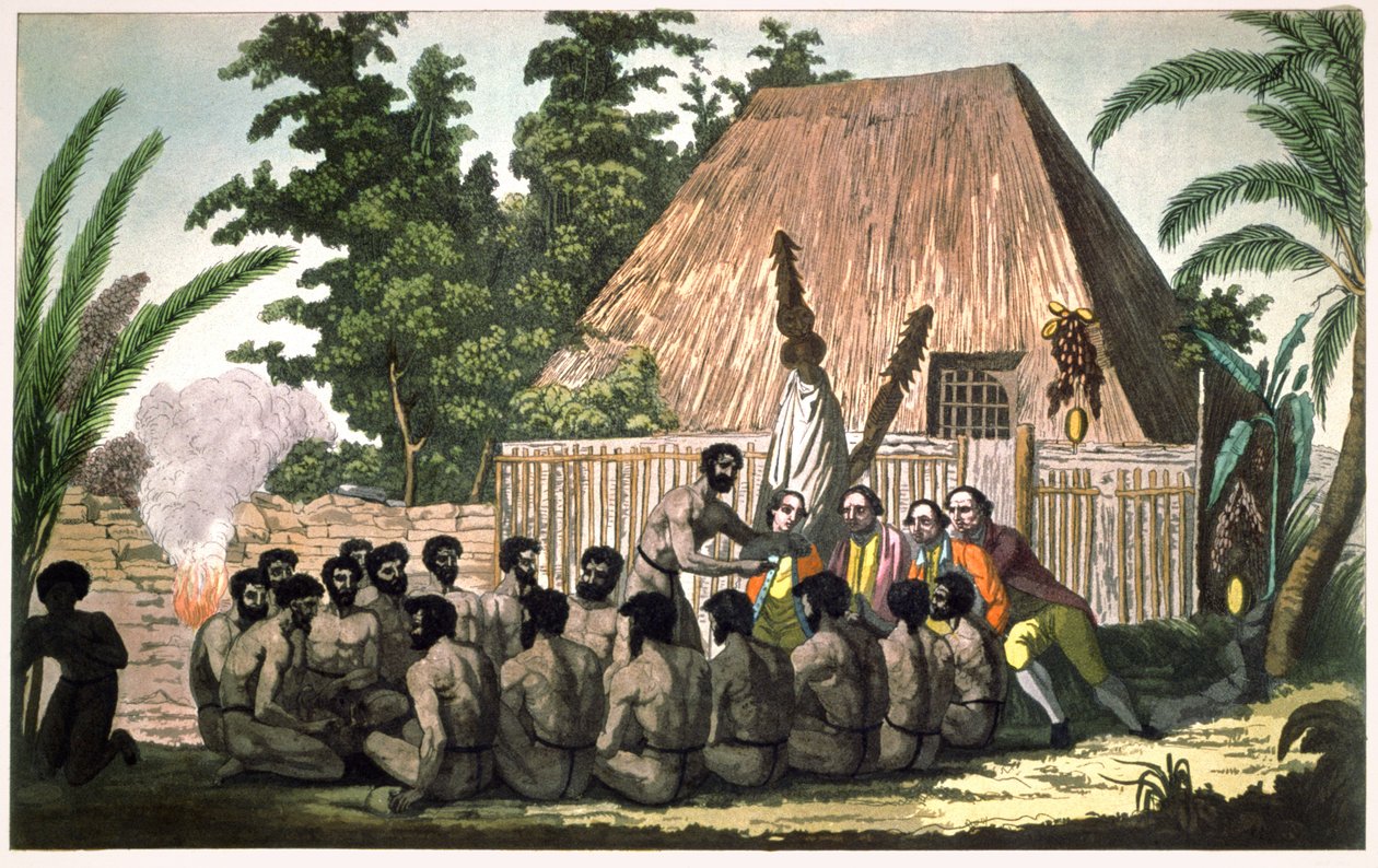 James Cook. omkring 1820 (gravering) af . .