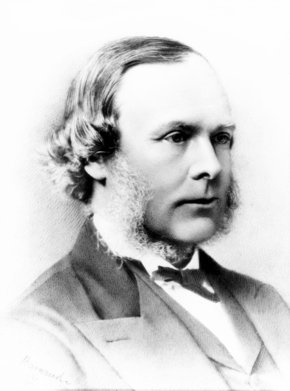 Joseph Lister, engelsk kirurg og grundlægger af antiseptisk kirurgi af Ferdinand Georg Waldmuller