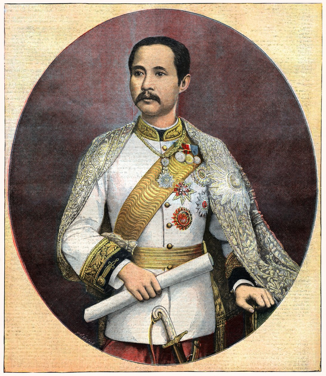 Kong Rama V af . .