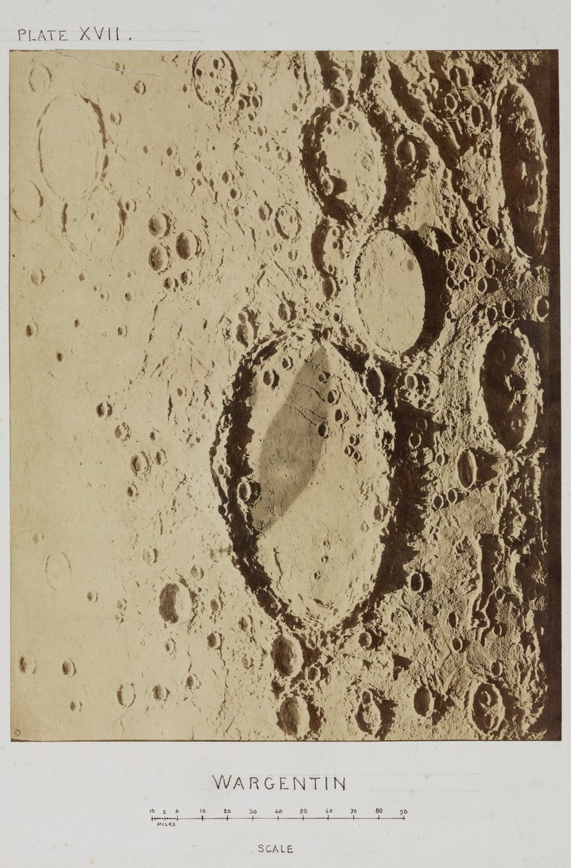 Månekrater model 