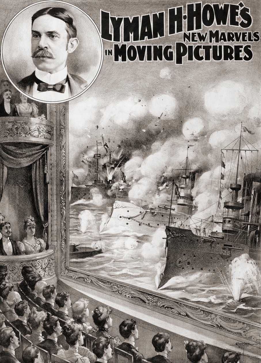 Lyman H. Howes nye vidundere i levende billeder. Film plakat. af . .