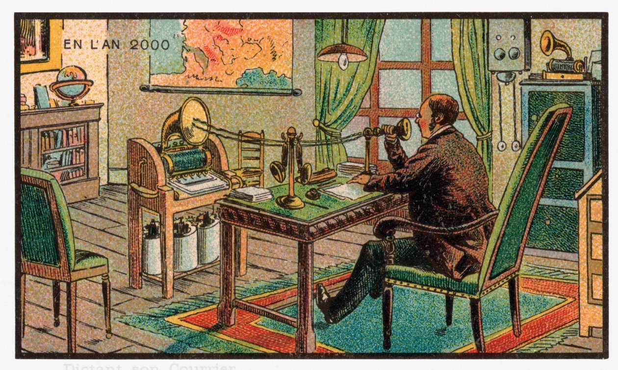 Postoptagelse på grammofon, ca. 1910 af . .