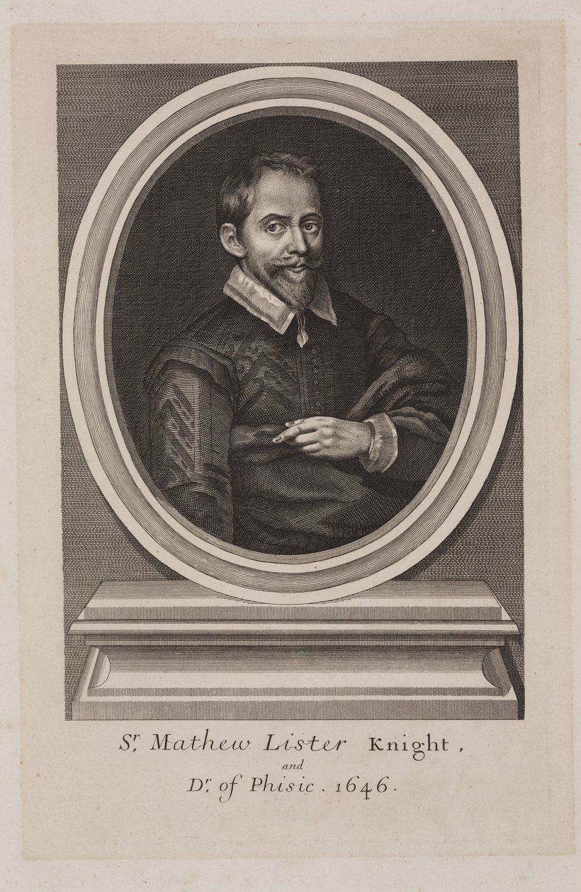 Matthew Lister, engelsk læge af Frederick (attr. to) Barnard