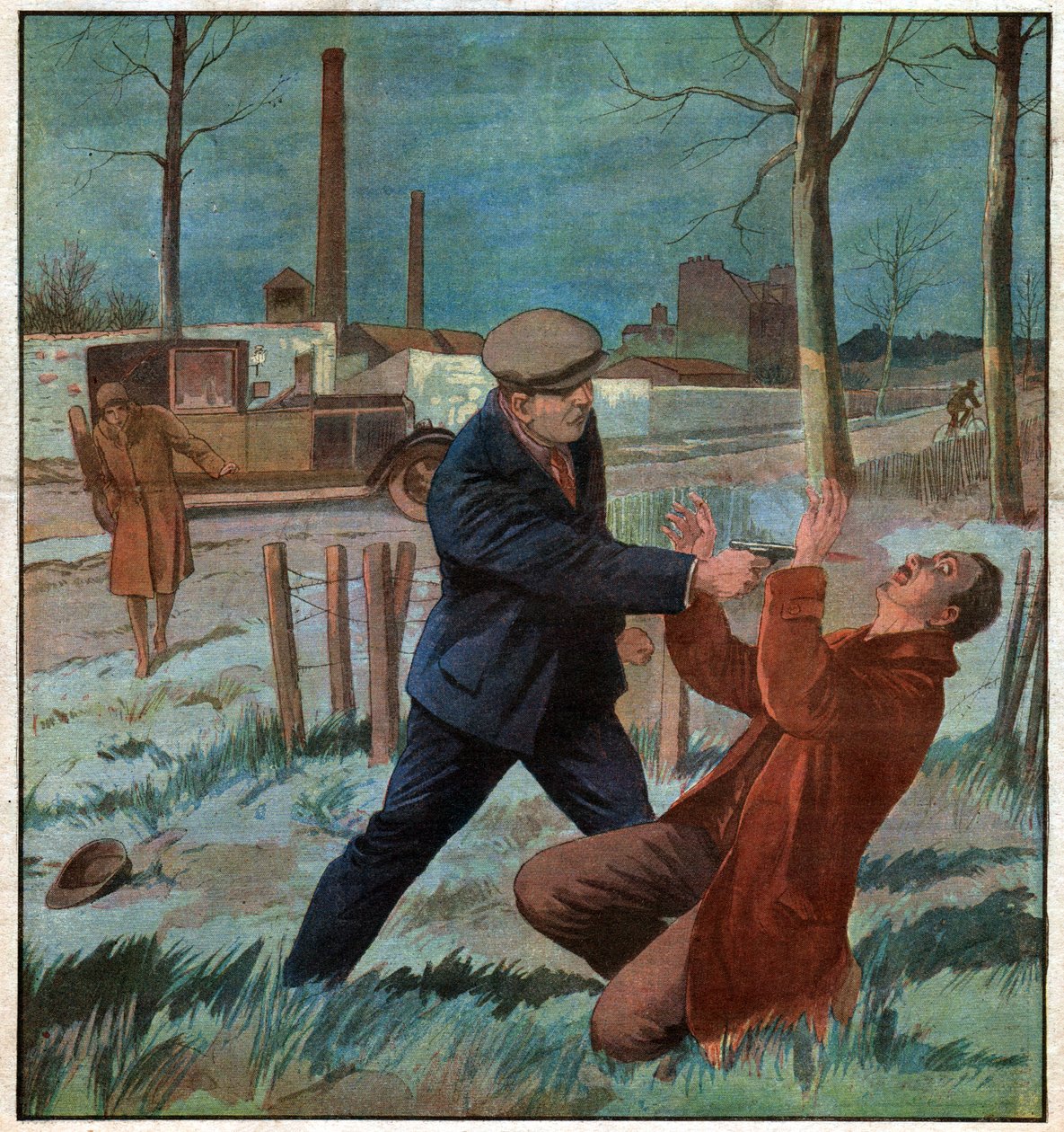 Drab på en taxachauffør. Drab på en taxachauffør. af Ferdinand Georg Waldmuller
