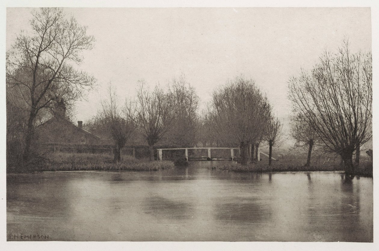 Mundingen af Old River Stort af Frederick (attr. to) Barnard