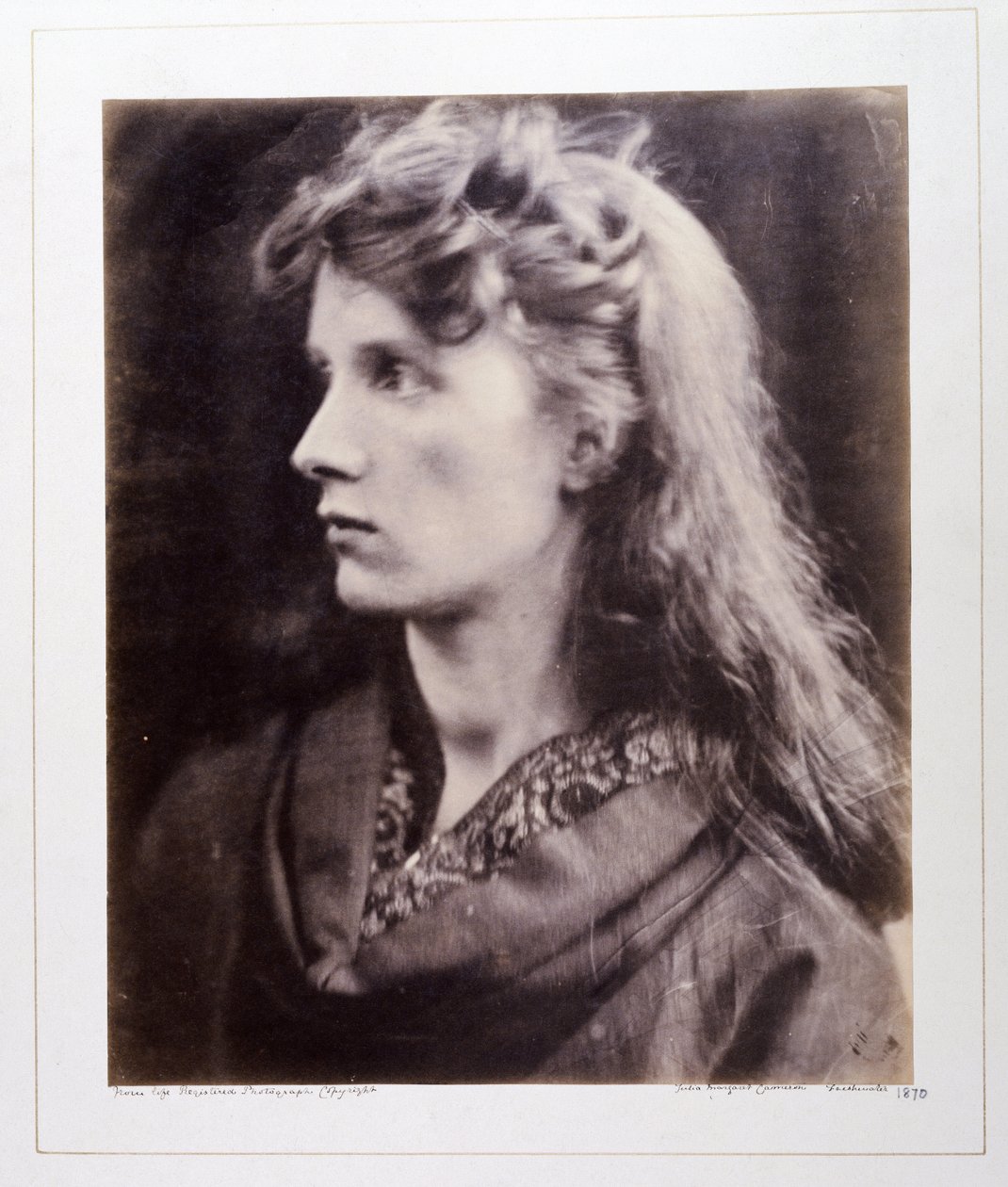Mrs Keene som Lady Clara Vere de Vere fra Alfred Lord Tennysons digt af John Pardon