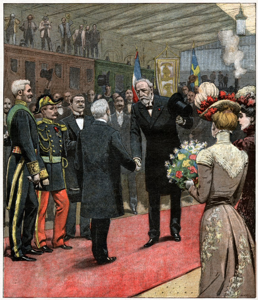 Oscar II af Sverige i Paris af . .
