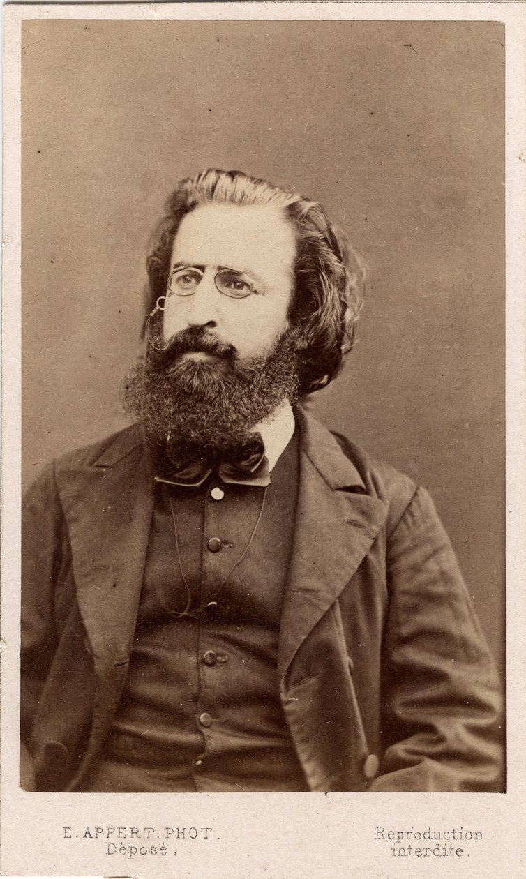 Paris Commune (1871): portræt af Theophile Ferre (1846-1871) medlem af kommunen. Fotografi Appert. Mål 10,5X6,3 cm af Frederick (attr. to) Barnard