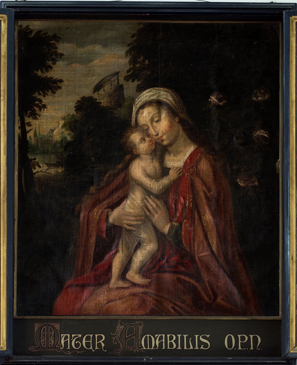 Sognekirke (Eglise Saint-Quentin). Triptich. af . .