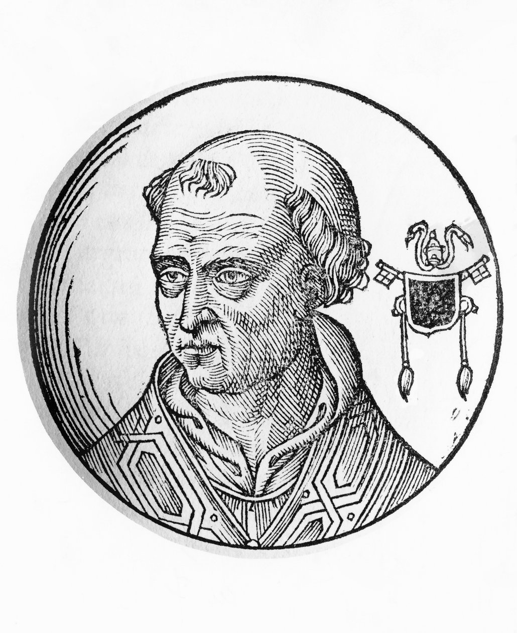 Portræt af Benedikt III (død 858) af William Walcutt