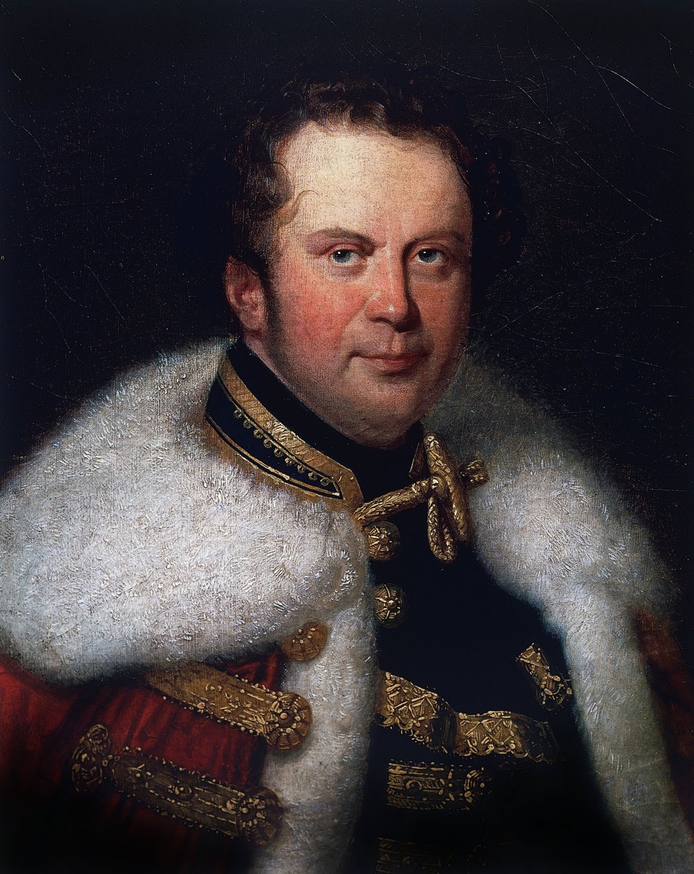 Portræt af Franz Brunsvik (1777-1849), slovakisk cellist og direktør for det kommunale teater i Budapest af William Walcutt