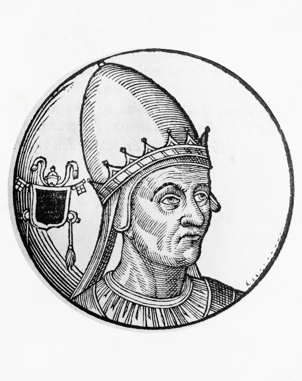 Portræt af Gregor VII (Ildebrando Aldobrandeschi di Soana, ca. 1010-1085) af William Walcutt