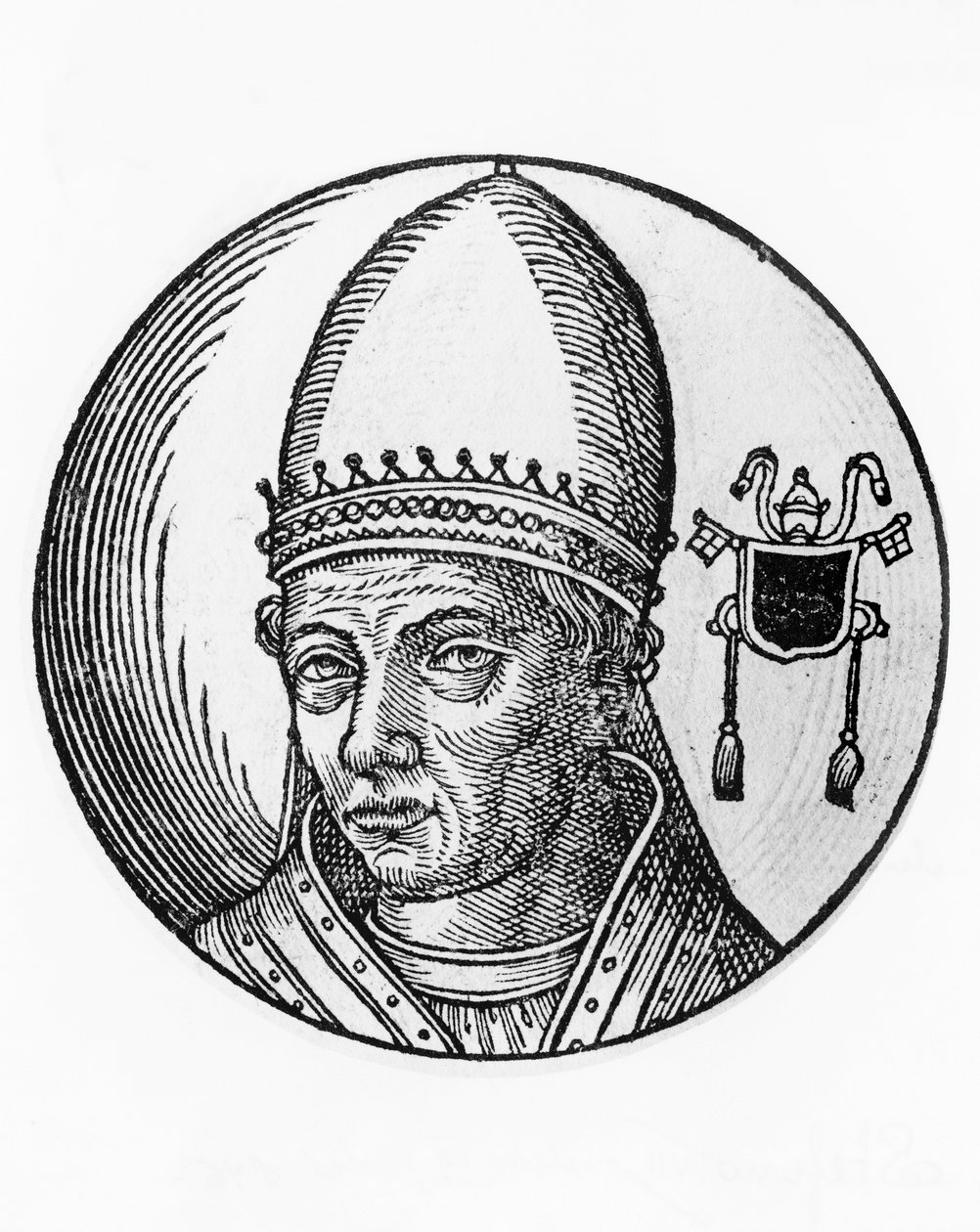 Portræt af Stephen VII, eller VIII (død 931) af William Walcutt