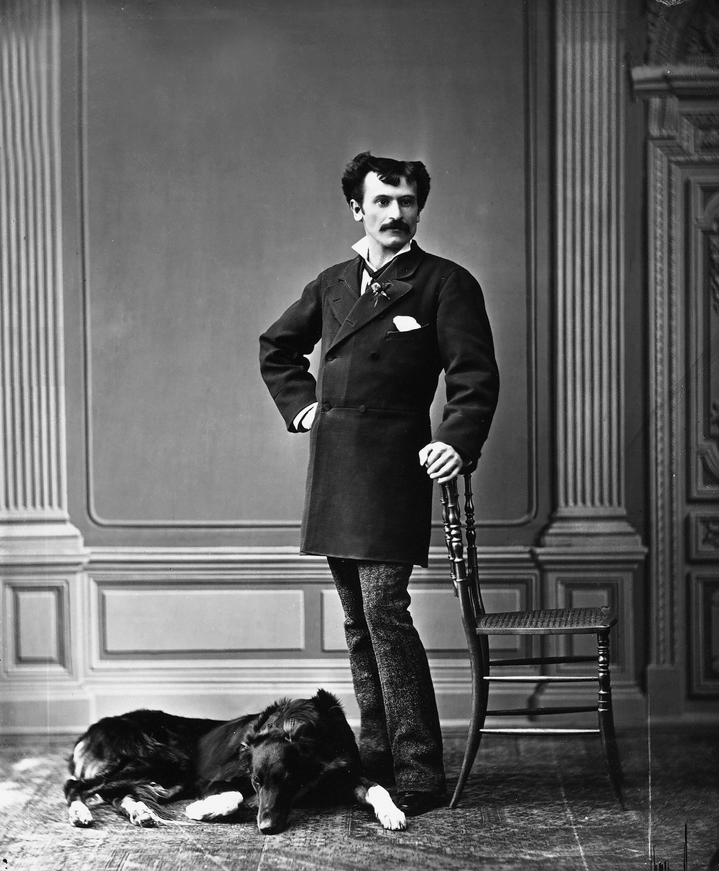 Portræt af elegant ung mand af Henry Charles Fehr