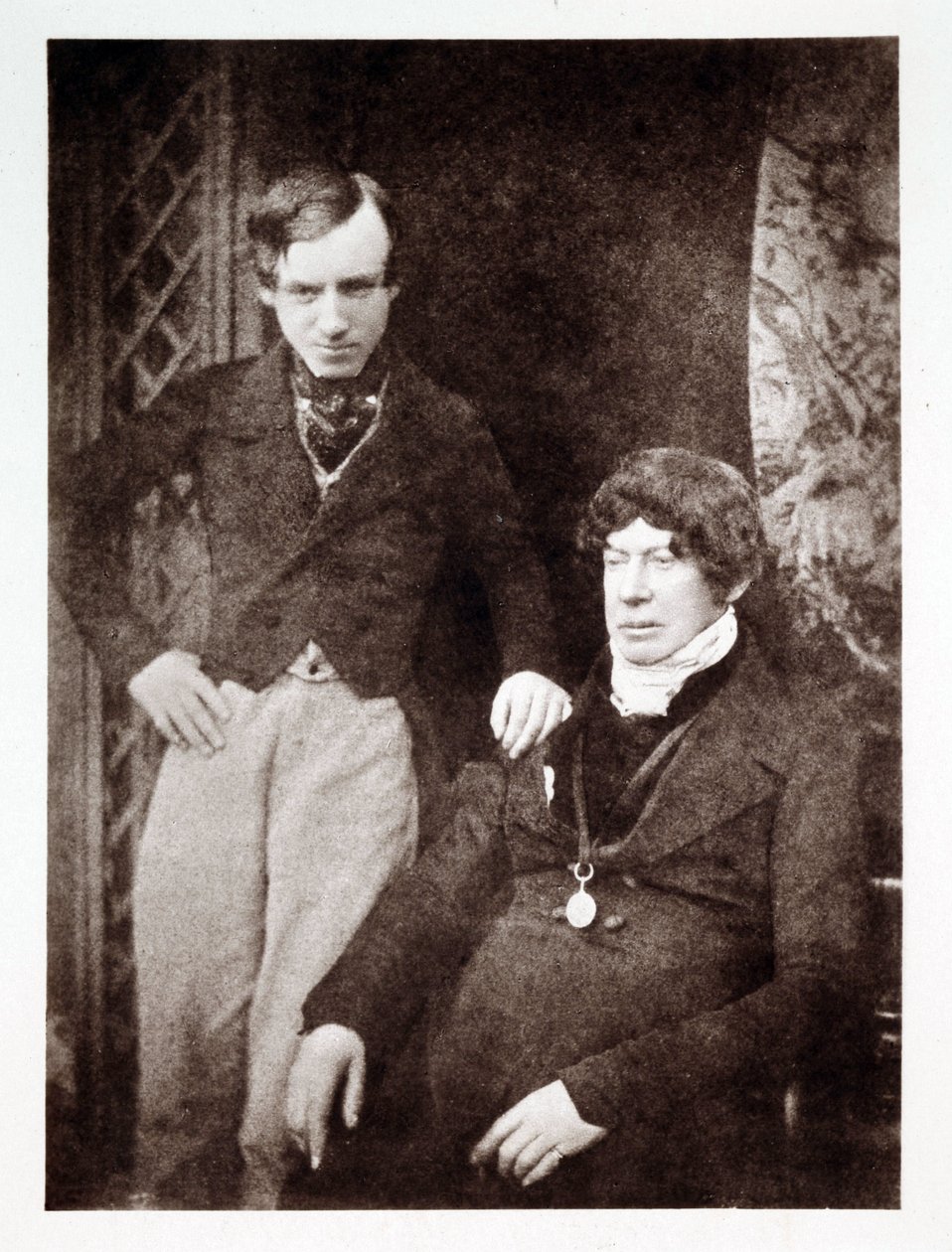 Portrætter af Charles Kirkpatrick Sharpe (1781-1851), skotsk antikvar og kunstner, med en ukendt kollega af John Pardon