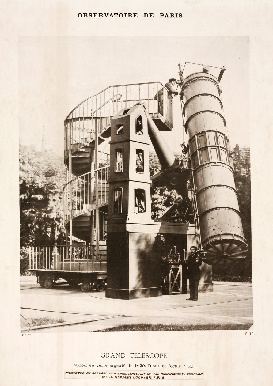 Reflekterende teleskop, Paris Observatory af Frederick (attr. to) Barnard